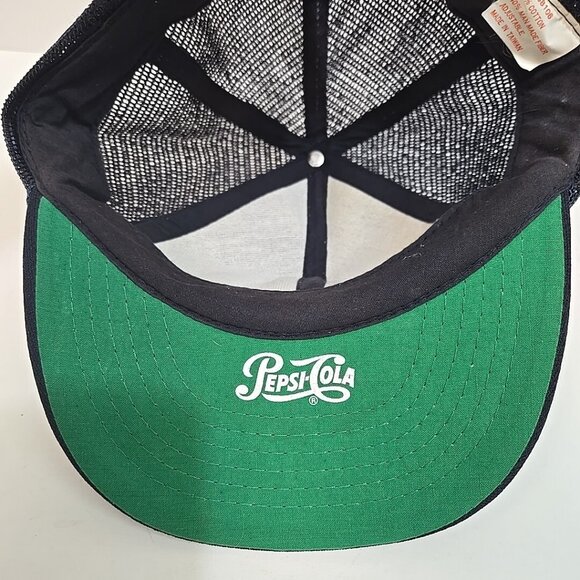 Vintage MLB All-Star Game 1985 MN Twins Trucker Hat Pepsi-Cola Snapback Rope Cap - Picture 4 of 5